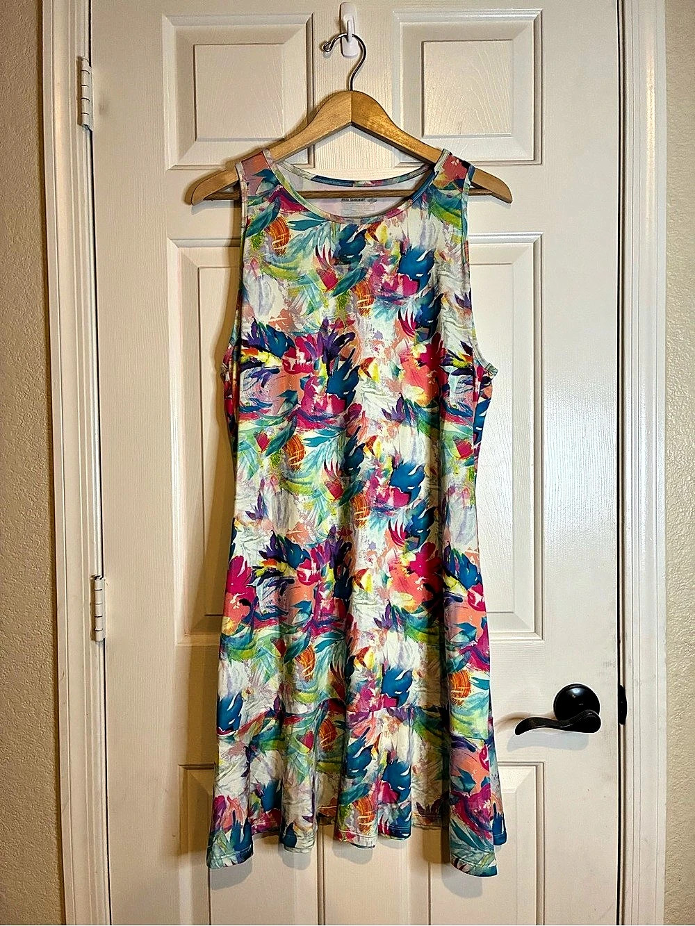 Reel Legends Reel-Tec Floral Midi Dress Multicolor XL